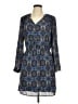 DR2 100% Polyester Paisley Blue Casual Dress Size M - photo 1