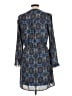 DR2 100% Polyester Paisley Blue Casual Dress Size M - photo 2