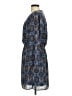 DR2 100% Polyester Paisley Blue Casual Dress Size M - photo 5