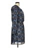DR2 100% Polyester Paisley Blue Casual Dress Size M - photo 4