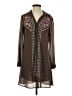 Roper 100% Polyester Brown Casual Dress Size S - photo 1