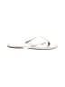 J.Crew Factory Store 100% Polyurethane Solid White Flip Flops Size 9 - photo 1
