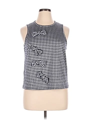 Blue Tassel Sleeveless Blouse (view 1)