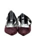 DKNY Color Block Burgundy Flats Size 8 1/2 - photo 2