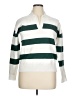 Cynthia Rowley Stripes White Pullover Sweater Size L - photo 1