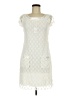 En Focus Studio 100% Polyester Ivory Casual Dress Size 6 - photo 1