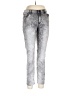 DKNY Jeans Print Silver Jeans Size 10 - photo 1
