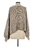 Fate Animal Print Tan Pullover Sweater Size S - photo 2