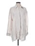 Acne Studios 100% Viscose Stripes Ivory Britta Button Down Size EU 34 / US 4 - photo 1