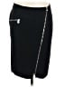 Versace Black Zip Accent Pencil Skirt  Size EU (IT) 42 / US 6 - photo 1