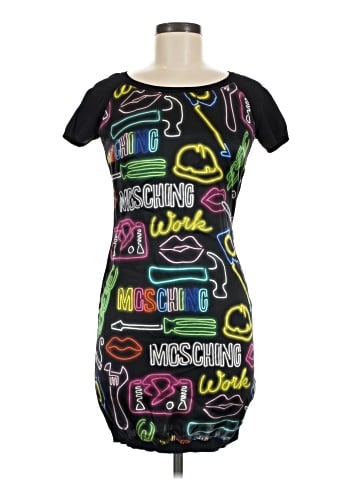 Moschino Couture Bodycon Neon Sign Dress (view 1)