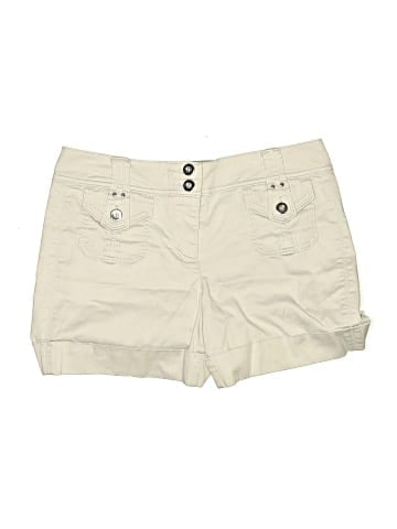 White House Black Market Khaki Shorts (view 1)