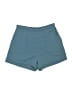 Shinestar 100% Polyester Solid Teal Shorts Size M - photo 1