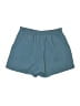 Shinestar 100% Polyester Solid Teal Shorts Size M - photo 2