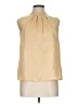 Elementz 100% Polyester Tan Sleeveless Blouse Size L (petite) - photo 1