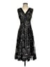 Max Studio Paisley Black Cocktail Dress Size XS - photo 1