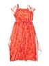 Disney 100% Polyester Orange Dress Size 8 - photo 2
