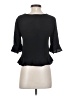 Elodie Black 3/4 Sleeve Blouse Size XS - photo 2