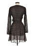 Maje 100% Polyester Print Black Cocktail Dress Size EU (FR) 38 / US 6 - photo 2