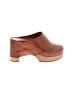 Swedish Hasbeens 100% Leather Brown Mule/Clog Size EU 38 - photo 1