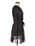 Maje 100% Polyester Print Black Cocktail Dress Size EU (FR) 38 / US 6 - photo 4