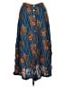 Karen Scott Print Blue Casual Skirt Size L - photo 1