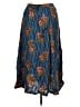 Karen Scott Print Blue Casual Skirt Size L - photo 2