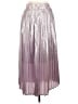 On Twelfth 100% Polyester Metallic Silver Formal Skirt Size L - photo 1