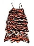 DKNY Animal Print Orange Dress Size L (kids) - photo 1