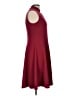 Calvin Klein Solid Red Burgundy Cocktail Dress Size 10 - photo 4