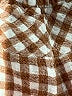 Thread & Supply Checkered-gingham Brown Shorts Size M - photo 6