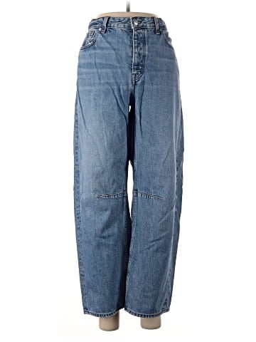 Madewell The Darted Barrel-Leg Jean in Dobbins Wash (view 1)