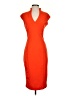 Alexia Admor Solid Orange Cocktail Dress Size S - photo 1