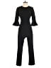 Black Halo Solid Black Jumpsuit Size 2 - photo 1