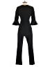 Black Halo Solid Black Jumpsuit Size 2 - photo 2
