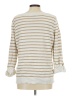 Karen Scott Stripes Ivory Pullover Sweater Size L - photo 2