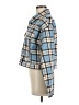 Forever 21 100% Cotton Plaid Blue Jacket Size M - photo 5