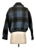 Zara 100% Elastane Plaid Blue Fleece Size S - photo 2