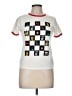 Vans Checkered-gingham White Short Sleeve T-Shirt Size M - photo 1
