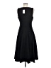 Milly 100% Polyester Solid Black Cocktail Dress Size 6 - photo 2