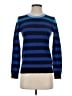 Talbots 100% Cashmere Stripes Blue Cashmere Pullover Sweater Size S - photo 1