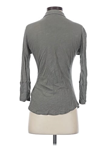 James Perse 3/4 Sleeve Button-Down Shirt (view 2)
