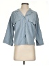 Episode 100% Polyester Blue 3/4 Sleeve Blouse Size S - photo 1