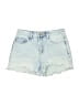 YMI Blue Denim Shorts Size 28 waist - photo 1