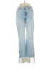 Zara Basic Stripes Blue Jeans Size 2 - photo 1