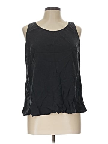Citron Sleeveless Silk Top (view 1)