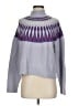 French Connection Chevron-herringbone Purple Pullover Sweater Size S - photo 1