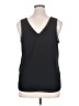 Halogen 100% Polyester Black Sleeveless Blouse Size XL - photo 2
