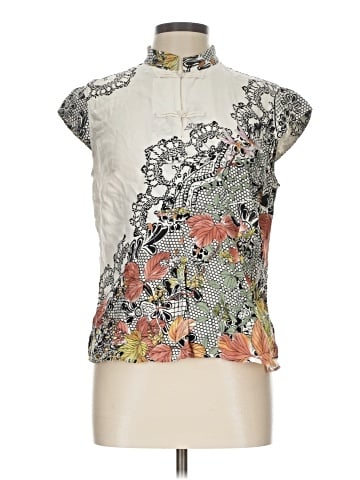 Citron Santa Monica Collection Sleeveless Silk Top (view 1)