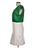 Express 100% Polyester Color Block Green Cocktail Dress Size L - photo 5